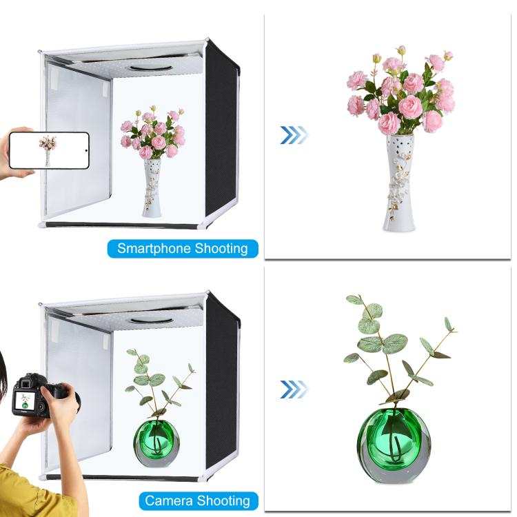 PULUZ 40cm Foldable Studio Kit Portátil Iluminación 5500K