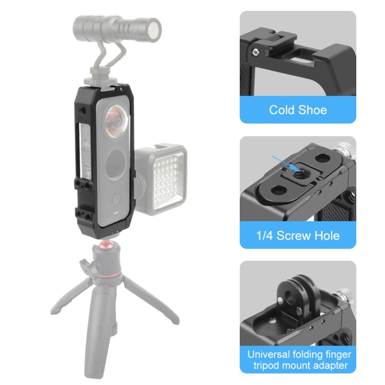 PULUZ Carcasa Protectora Insta360 ONE X2 Trípode Magnético