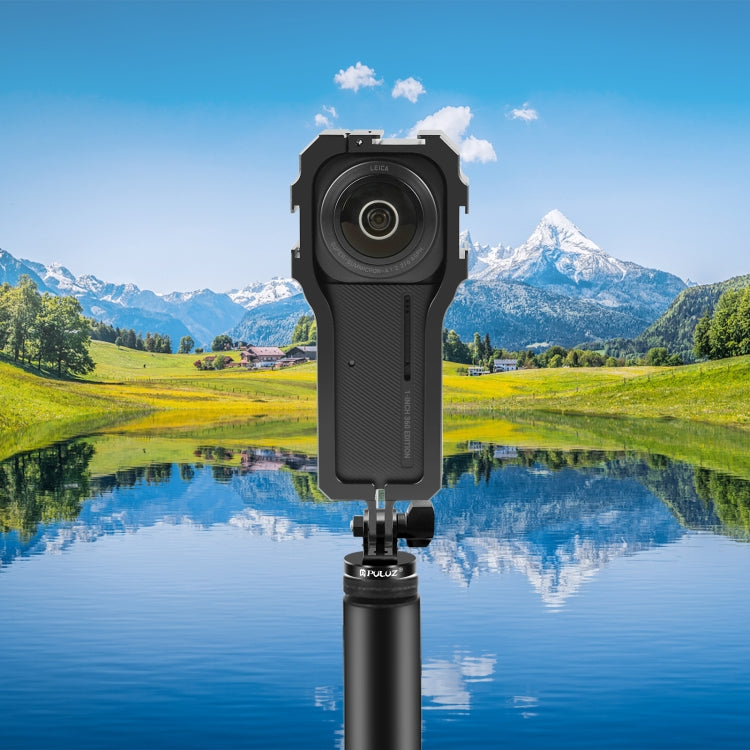 PULUZ Insta360 ONE RS 1 Inch Cage Jaula con Zapata Fría