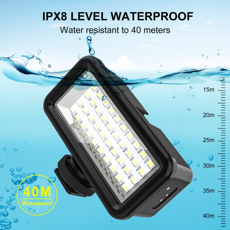 PULUZ 40 LED Luz de Relleno Impermeable para Cámara