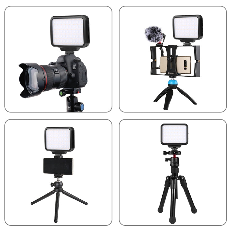 PULUZ Pocket 2500-9900K+RGB Luz LED Para Fotografía Portátil Batería 5200mAh