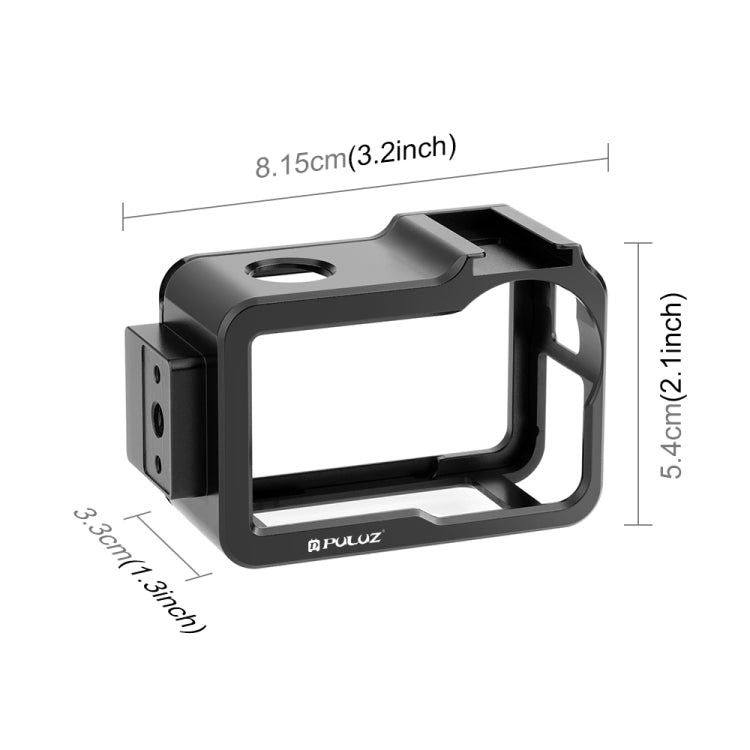 PULUZ DJI Osmo Action 5 Pro Jaula Con Zapata Fría Duradera