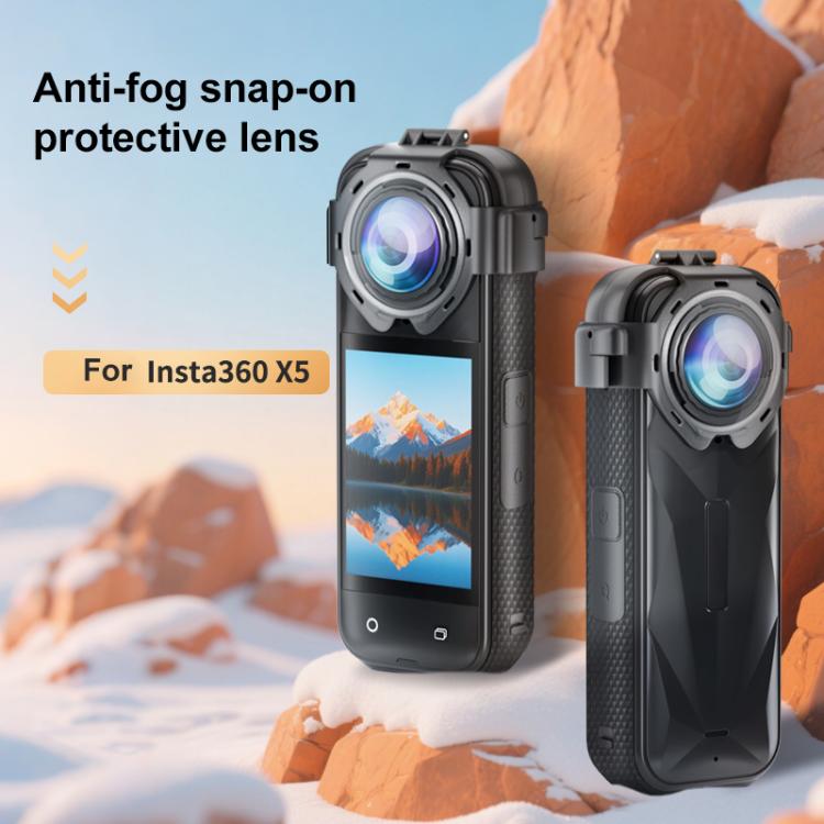 PULUZ Insta360 X5 Protector De Lente Vidrio Templado 9H
