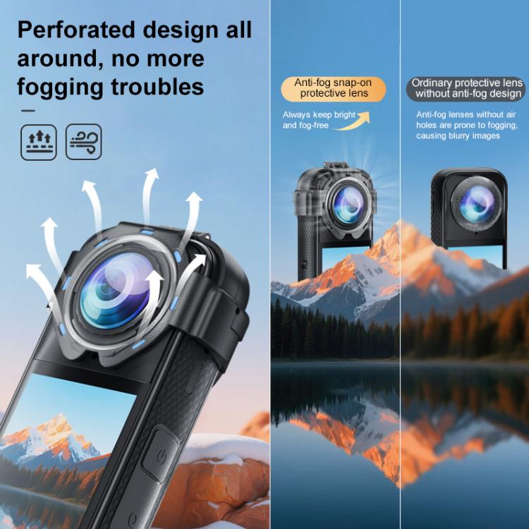 PULUZ Insta360 X5 Protector De Lente Vidrio Templado 9H
