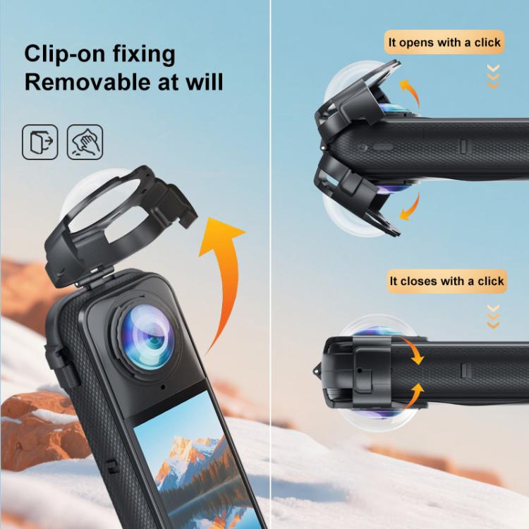 PULUZ Insta360 X5 Protector De Lente Vidrio Templado 9H