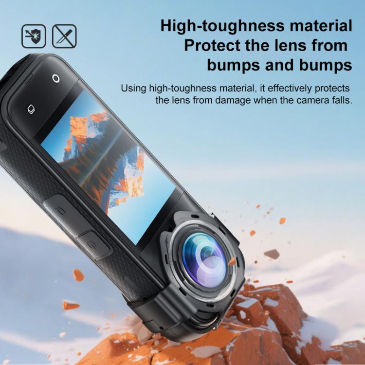 PULUZ Insta360 X5 Protector De Lente Vidrio Templado 9H