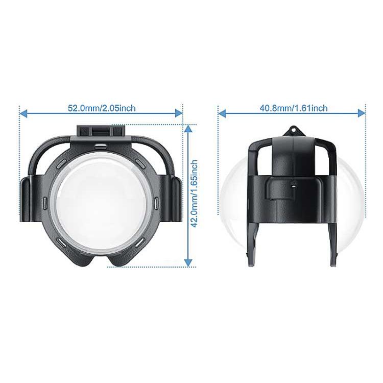 PULUZ Insta360 X5 Protector De Lente Vidrio Templado 9H