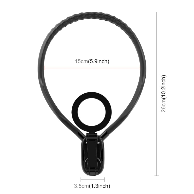 PULUZ Soporte cuello magnético para GoPro y teléfonos