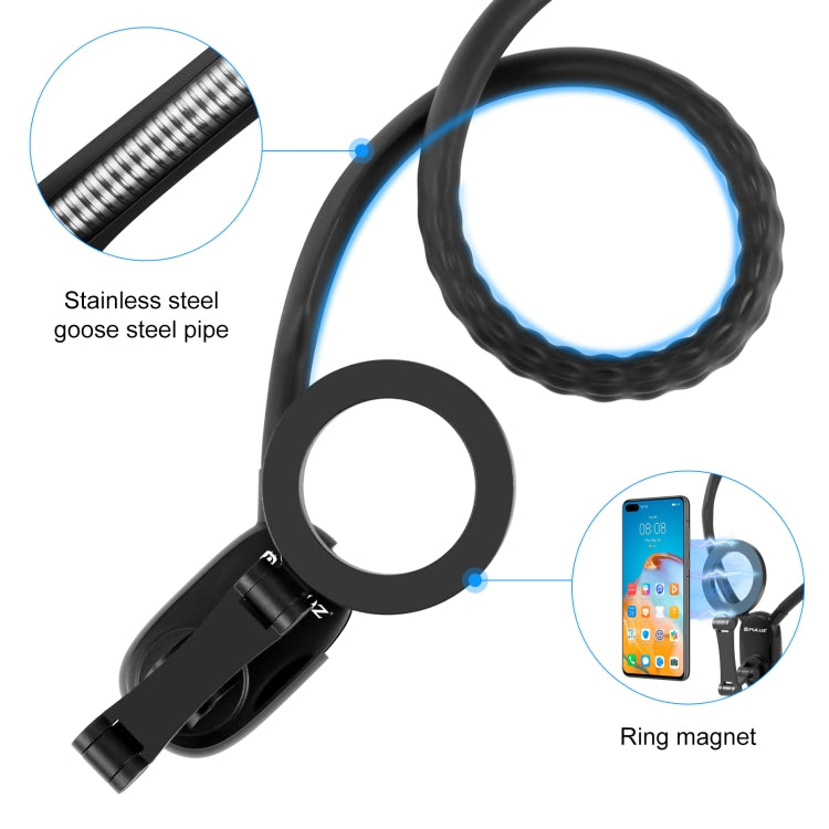 PULUZ Soporte cuello magnético para GoPro y teléfonos