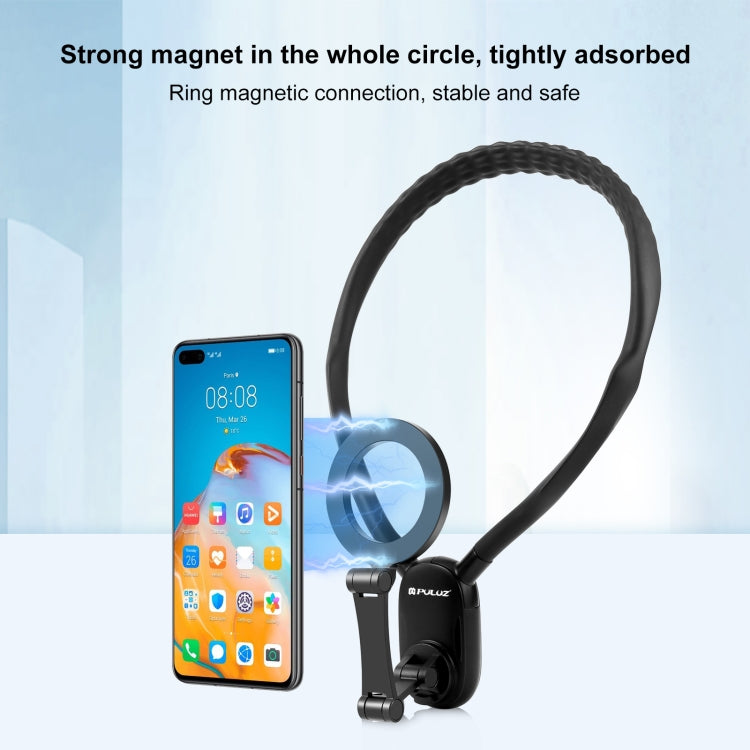 PULUZ Soporte cuello magnético para GoPro y teléfonos