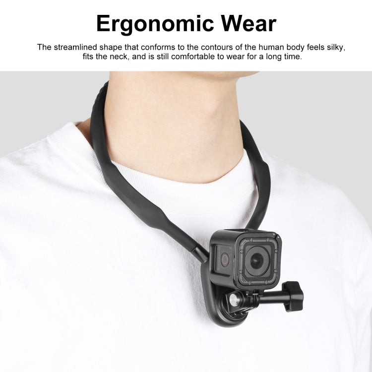 PULUZ Soporte cuello magnético para GoPro y teléfonos
