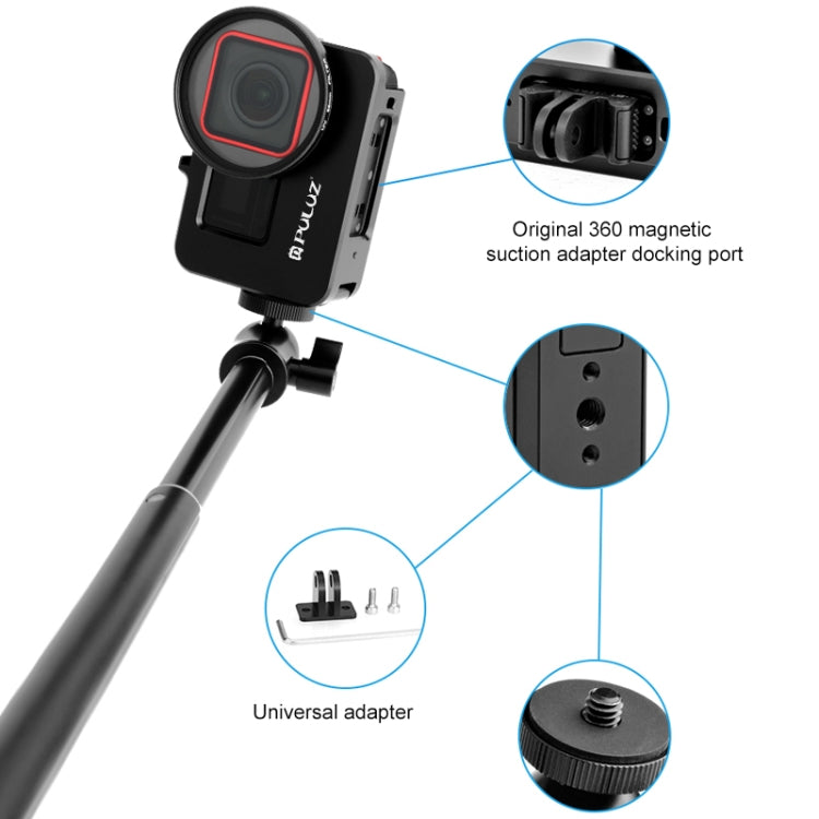 PULUZ Insta360 Ace Pro Jaula 52mm Filtro UV Adaptador