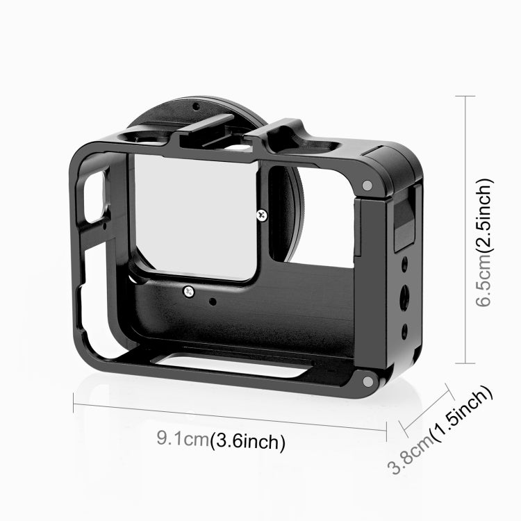 PULUZ Insta360 Ace Pro Jaula Aluminio CNC Filtro UV 52mm
