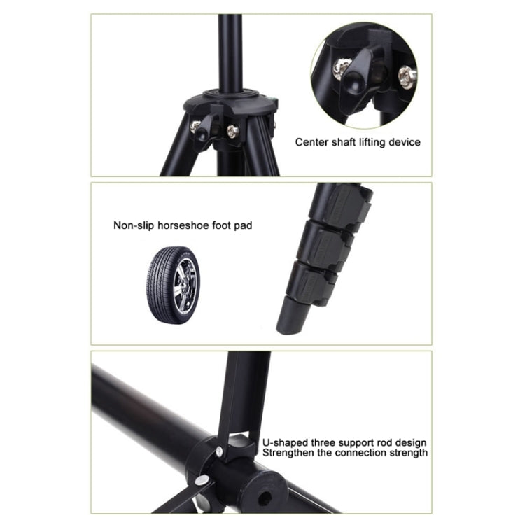 YUNTENG VCT-681 Trípode Para Cámaras Altura Máxima 138 cm