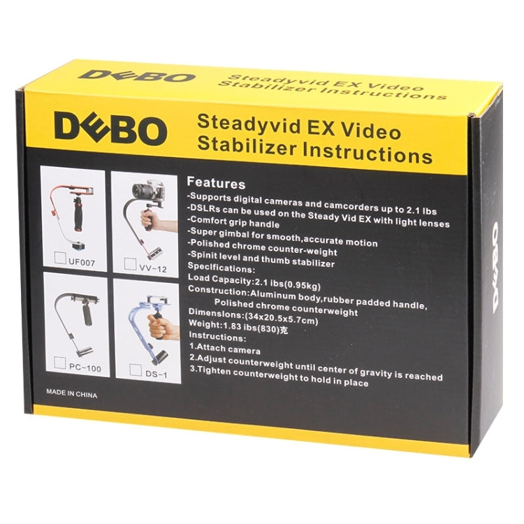 Debo UF-007H Estabilizador De Video Para Cámara Peso 2,1Lb