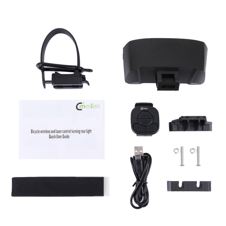 Meilan X5 Lámpara Trasera Láser Para Bicicleta Control Remoto IPX4