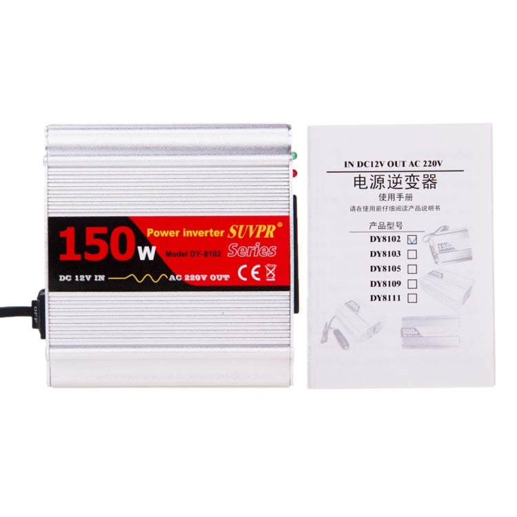 SUVPR DY-8102 Inversor de Corriente para Automóvil 150W