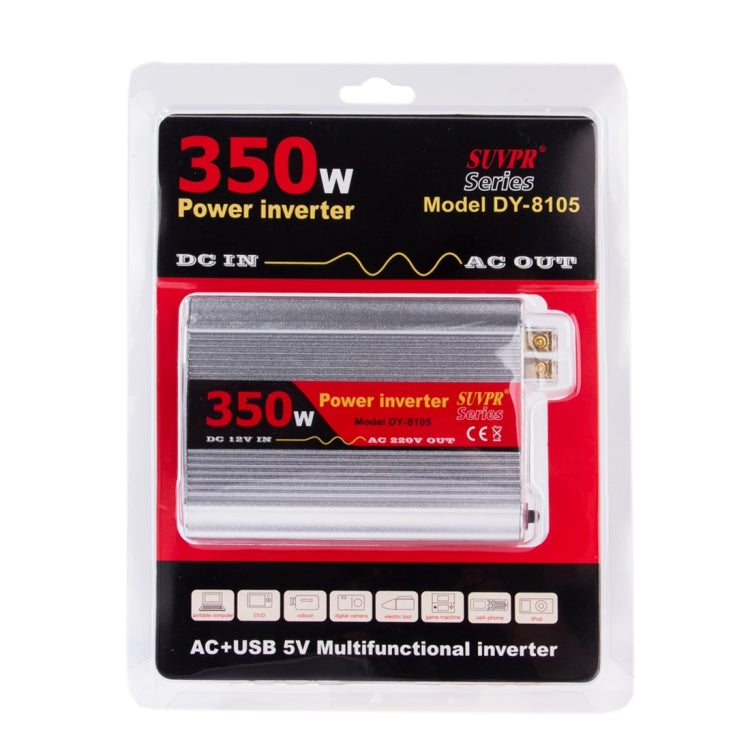 SUVPR DY-8105 Inversor Vehículo 350W Compacto 12V-220V