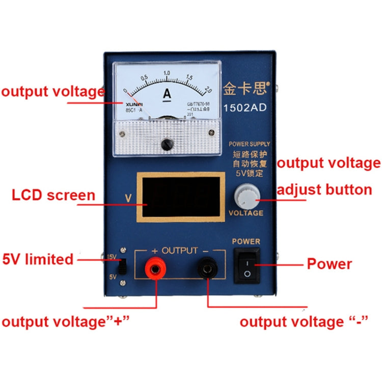 Kaisi KS-1502AD Fuente De Alimentación Regulable 0-15V 2A