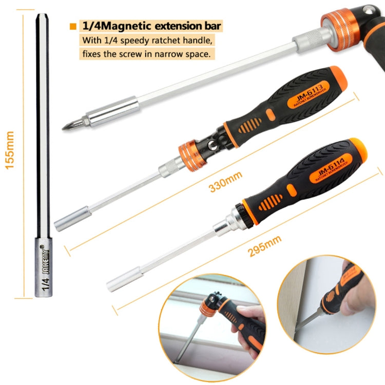 JAKEMY JM-6113 73 en 1 Set Herramientas Extensión Magnética