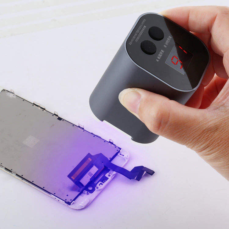 QIANLI 4W Lámpara UV Curado Teléfonos 395nm Reparación