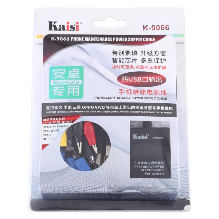 Kaisi K-9066 Cable Alimentación Teléfonos Protección