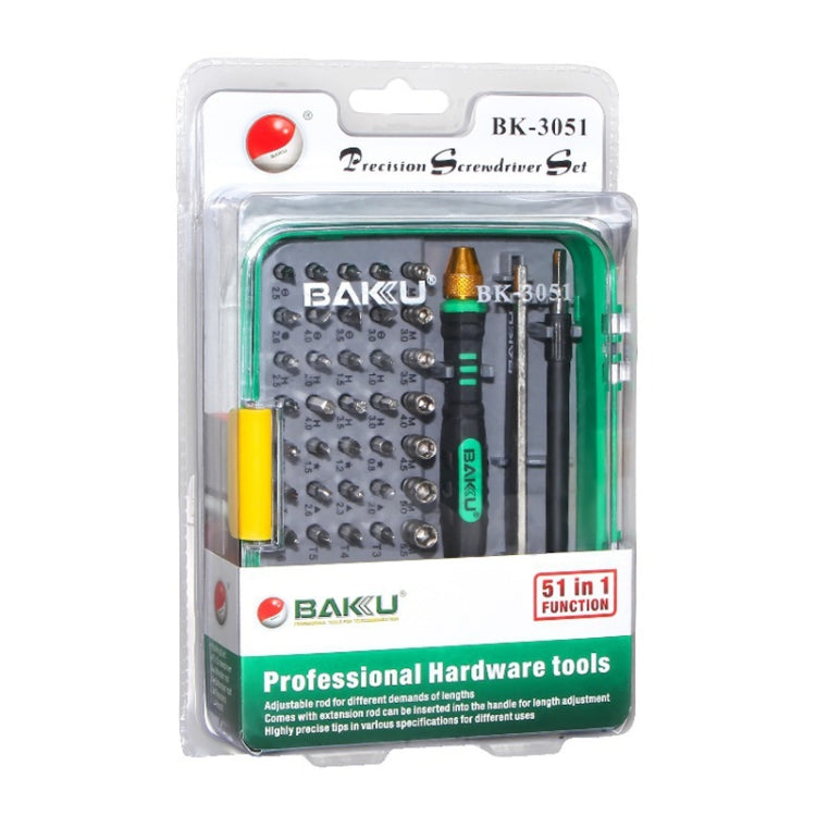 BAKU BK-3051 Destornilladores 51 en 1 Extensión Flexible
