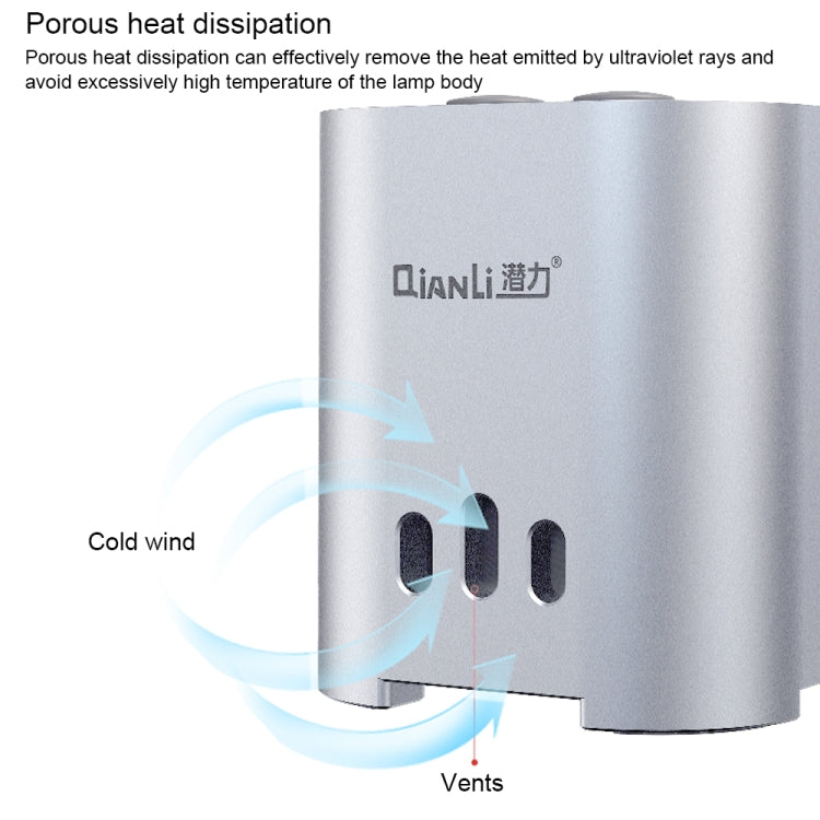 Q Ian Lámpara de Curado UV Tipo C 395nm 4W Portátil