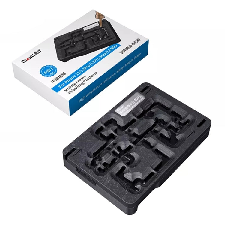 Qianli 4 En 1 Plataforma De Reballing Con Atracción Magnética Para iPhone 12