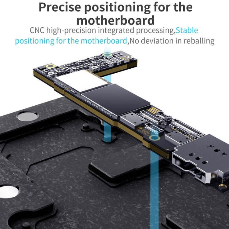 Qianli 4 En 1 Plataforma De Reballing Con Atracción Magnética Para iPhone 12