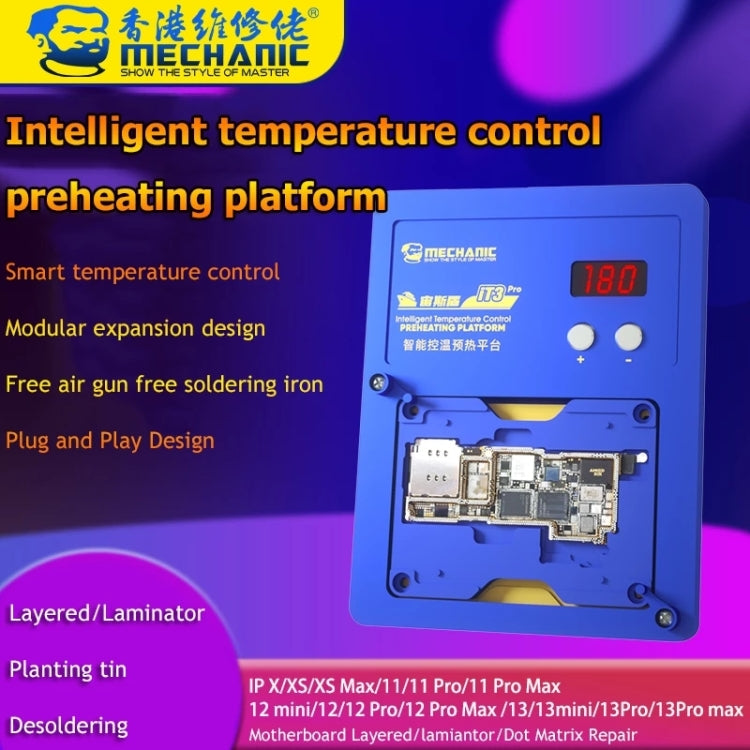 MECHANIC iT3 PRO Precalentador iPhone Temperatura Ajustable
