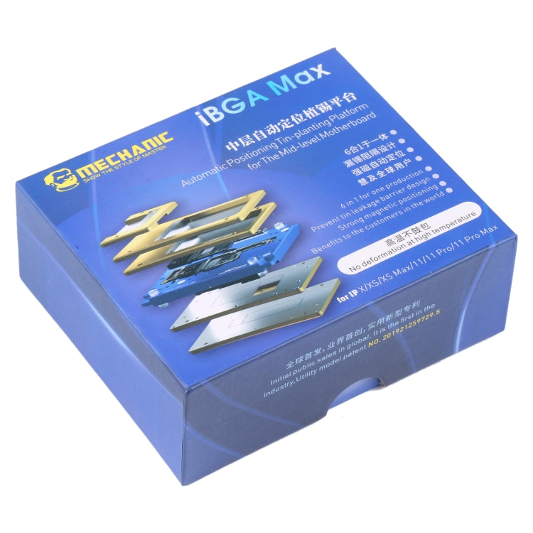 Mechanic iBGA Max 6 En 1 Plataforma De Hojalata Magnetico