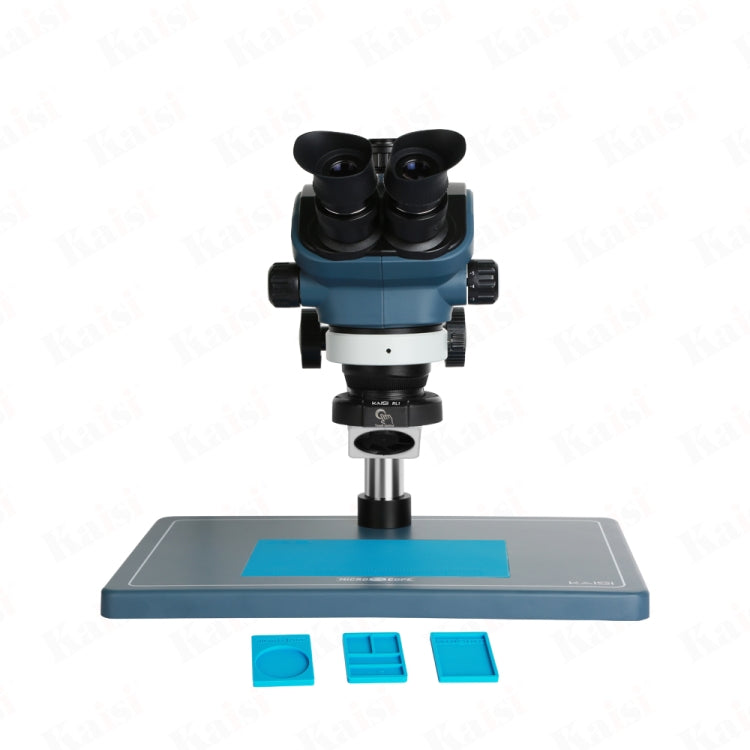 Kaisi TX-350S Microscopio Estereo Trinocular 7x50x Zoom para Laboratorio