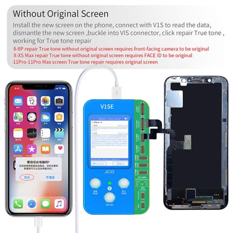 JC V1SE Placa Cámara Gran Angular para iPhone XR12 Pro Max