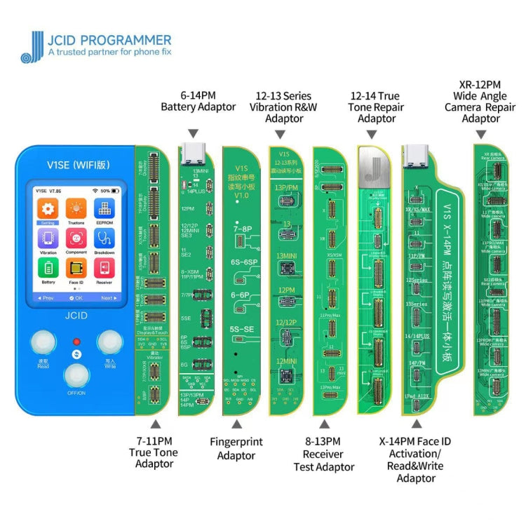 JC V1SE Placa Cámara Gran Angular para iPhone XR12 Pro Max
