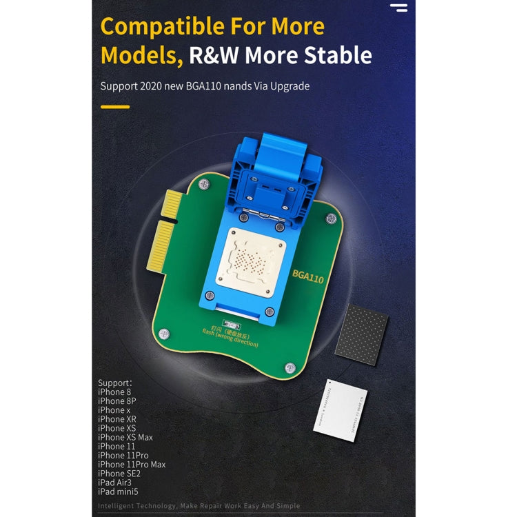 JC BGA110 Módulo NAND para iPhone 8 a 11 Pro Max Universal