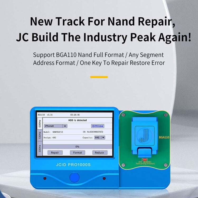 JC BGA110 Módulo NAND para iPhone 8 a 11 Pro Max Universal