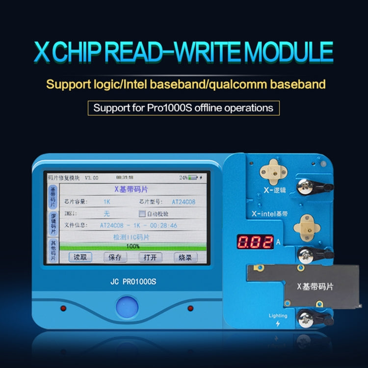 JC BLE-X EEPROM Programador para iPhone X Lectura EEPROM Herramienta Reparación