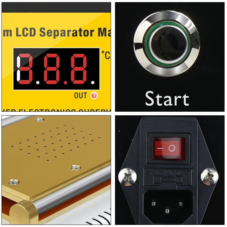 BAKU BK-948D Separador de Panel Táctil LCD al Vacío 500 W 110 V