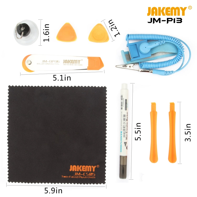 JAKEMY JM-P13 54 En 1 Kit De Destornilladores Antiestáticos