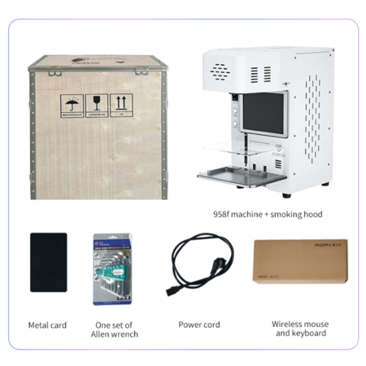 TBK 958F Separador Láser 20W Tapa Trasera Automática