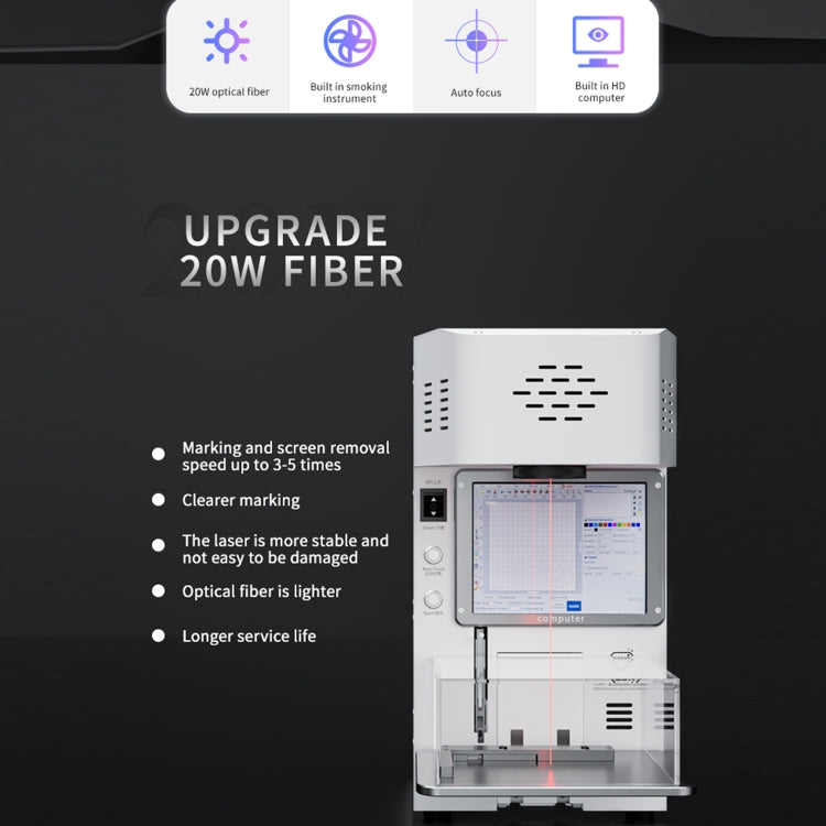 TBK 958F Separador Láser 20W Tapa Trasera Automática
