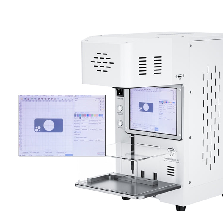 TBK 958F Separador Láser 20W Tapa Trasera Automática