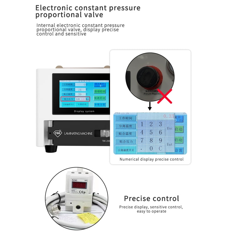 TBK 208M Laminadora Al Vacío Con Pantalla LCD Compacta