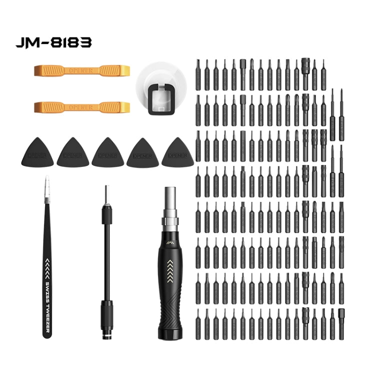 JAKEMY JM-8183 Kit Destornilladores 145 en 1 Manual Práctico Profesional