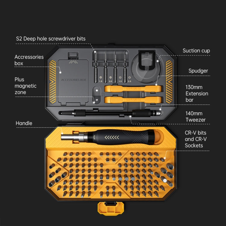 JAKEMY JM-8183 Kit Destornilladores 145 en 1 Manual Práctico Profesional