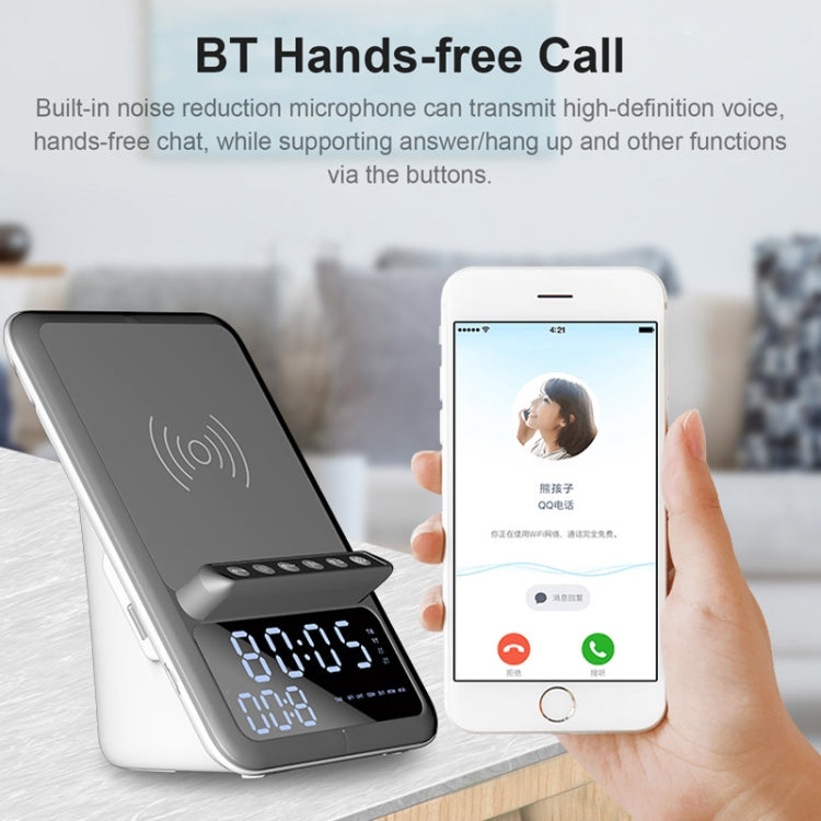 AEC BT512 Altavoz Bluetooth Cargador Inalámbrico Escritorio