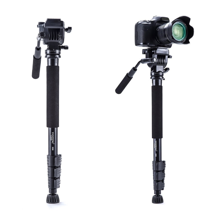Yunteng VCT-558 Monopié Cámara Cabezal Fluido Profesional