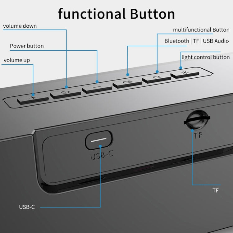 AEC BT601 Barra De Sonido HiFi Con Bluetooth 5.1 Pro