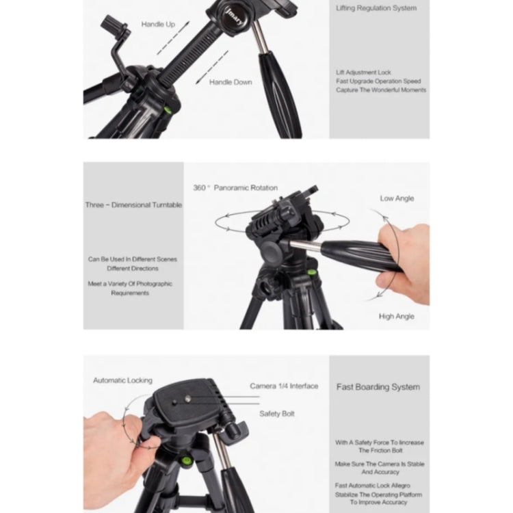 JMARY KP-2203 Trípode Fotografía Para Teléfono Estable